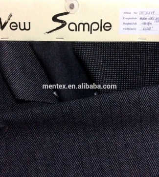 Twill/ Herringbone / windowpane wool fabric