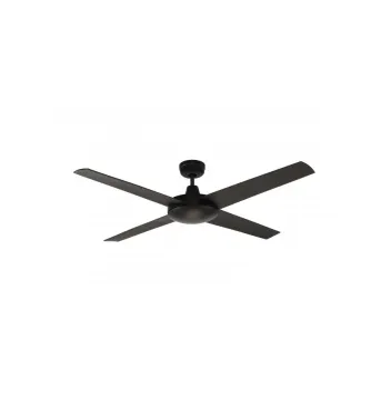 Black Decorative Ceiling Fan Without Lights