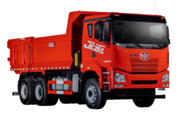 Camion-benne JH6 à haute capacité pour une manipulation efficace des matériaux