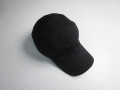 Män svarta 5 Panel Polyester Mesh promotion Cap