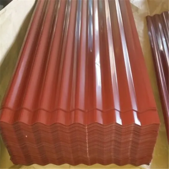 Construction Color Zinc Coated Steel Roofing Sheets