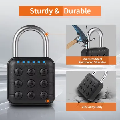 Security ​electronic​ Password 6 Digital Padlock