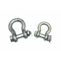 Power Fitting Forged Anchor Shackle U Jenis U Untuk Jalur Overhead