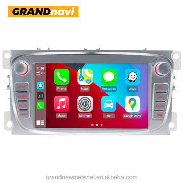 Ford FM FORD70S: Dash Cam Music Car Android Auto Stereo Screen Radio with Built-in WiFi GPS, 16GB, 7 Inch, CarPlay Compatible