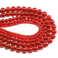 Artisanat de l'agate rouge onyx perles de cartoure