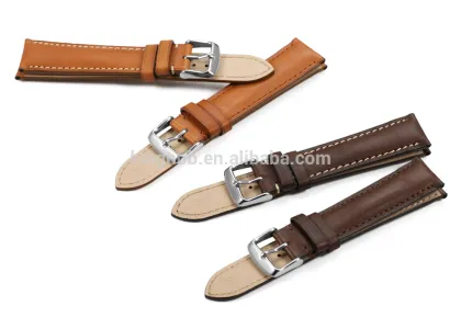 20mm Leather Quick Release Watch Strap for MOTO 360 II Samsung Gear S2 Classic Watch Band