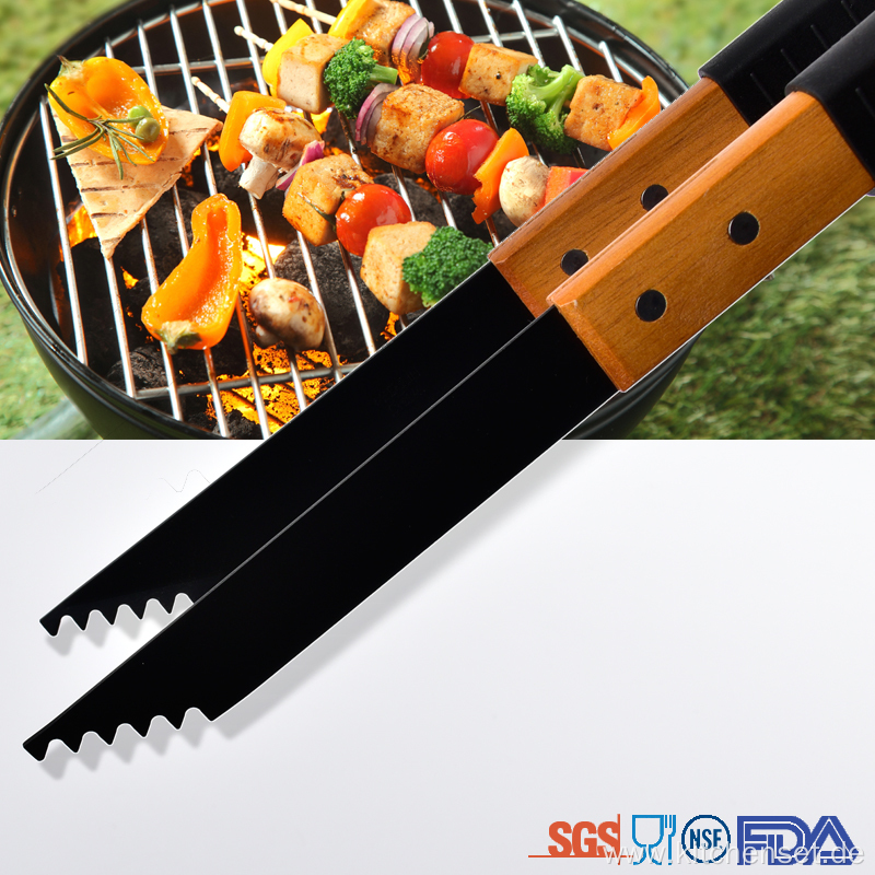 Non- stick wooden handle BBQ tools