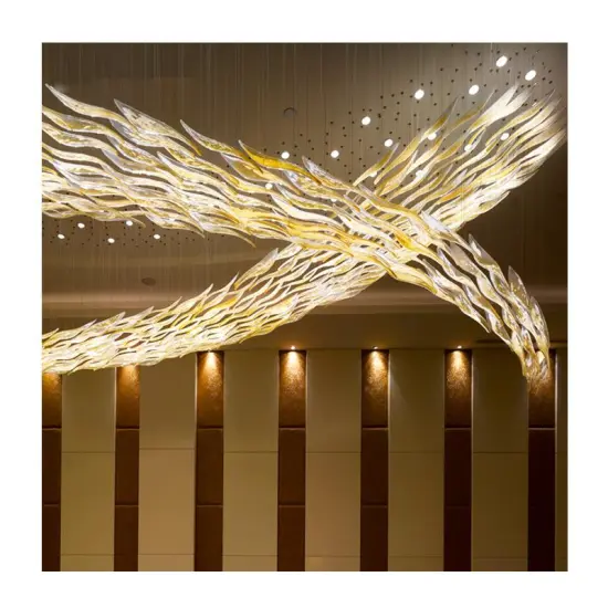 INSHINE Fit Gold Crystal Bright Pendant Light