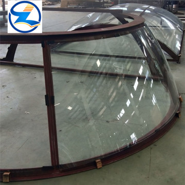 4mm-19mm Curved Tempered Glass Toughened Bent Glass