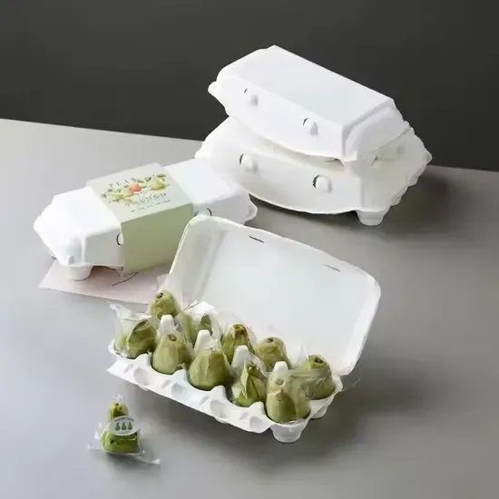 Eco-Friendly Biodegradable Egg Storage Box Carton
