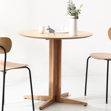 Walnut Colored Wooden Dining and Conference Room Table