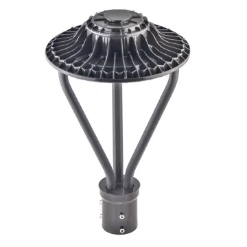 75W led circular area post top light