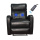 Single Manual Stylish PU Massage Recliner Sofa