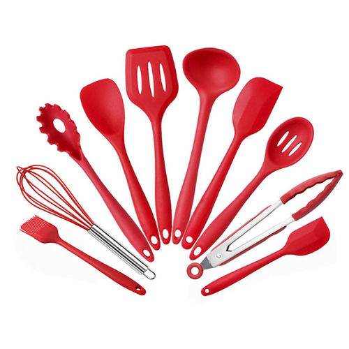 סט כלי סיליקון NonStick כלי בישול עמידים בחום