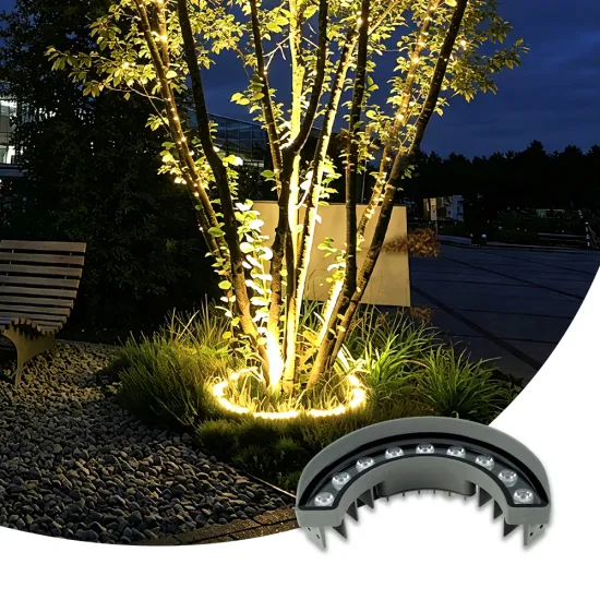 LED Flood Light Crescent Design for Tree Landscape