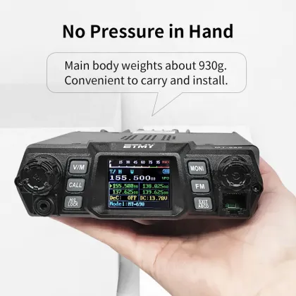 ETMY MT-690 100W 256 Channel VHF/UHF Radio Car Set with Speaker Microphone