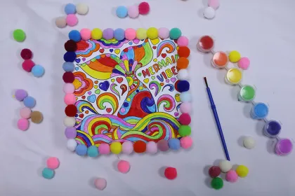 canvas frame painting suit