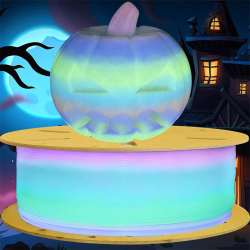Glow in The Dark Rainbow PLA Filament