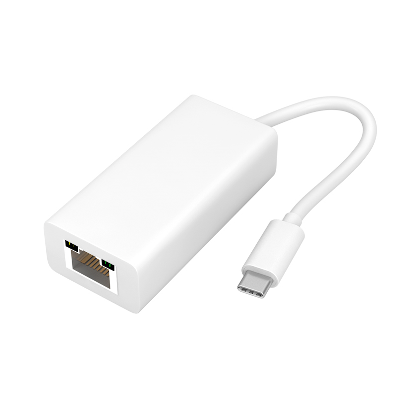 Typ C Hub USB -netwerkadapter voor telefoon