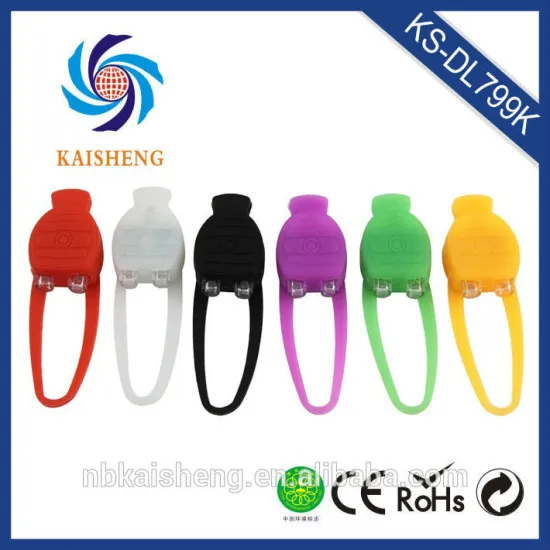 Fashionable New design LED Bicycle spoke light silicone decoration light