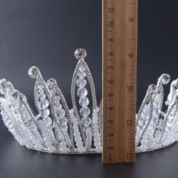 2017 Nueva corona cristalina de la perla de la manera de la llegada