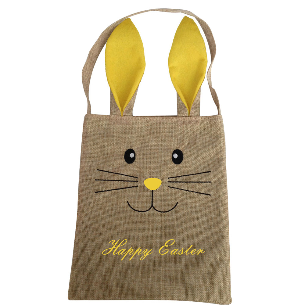 Burlap Easter Candy Gift Bag