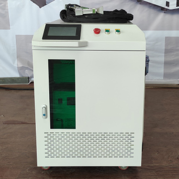 Máquina de soldagem a laser portátil com sistema de enchimento de arame