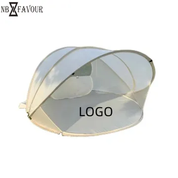 Customized Steel Wire Beach Tent Outdoor Park Camping Portable Creative Beach Tent Automatic Sunshade Tent