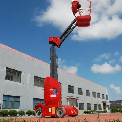 Self-Propelled Electric Articulated Boom Lift for Construction