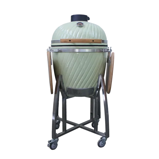 Factory Direct Auplex 20-Inch Outdoor Charcoal Kamado BBQ Smoker Grill
