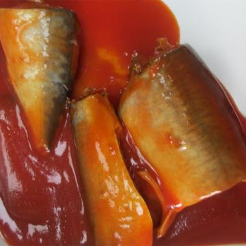 魚のトマトソースのサバ缶詰