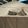Casa de carpa yurta de lona blanca popular