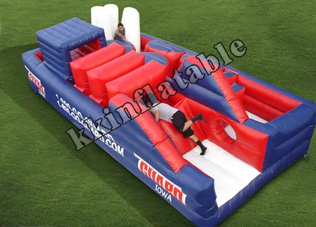 pvc inflatable barrier sports fro adults, outdoor inflatable obstacle games KKB-L040