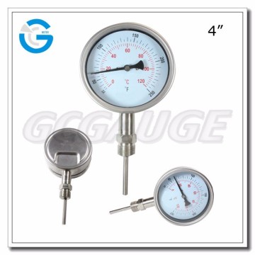 High Quality stainless steel bottom gas expansion thermometer