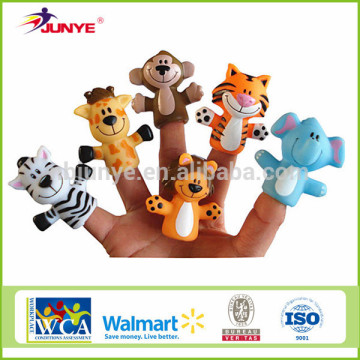 Ningbo Junye christmas type vinyl finger toy for promotion