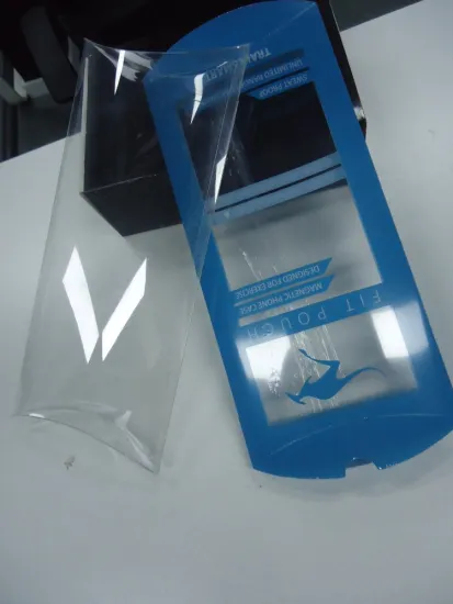 small printed plastic packaging box for display