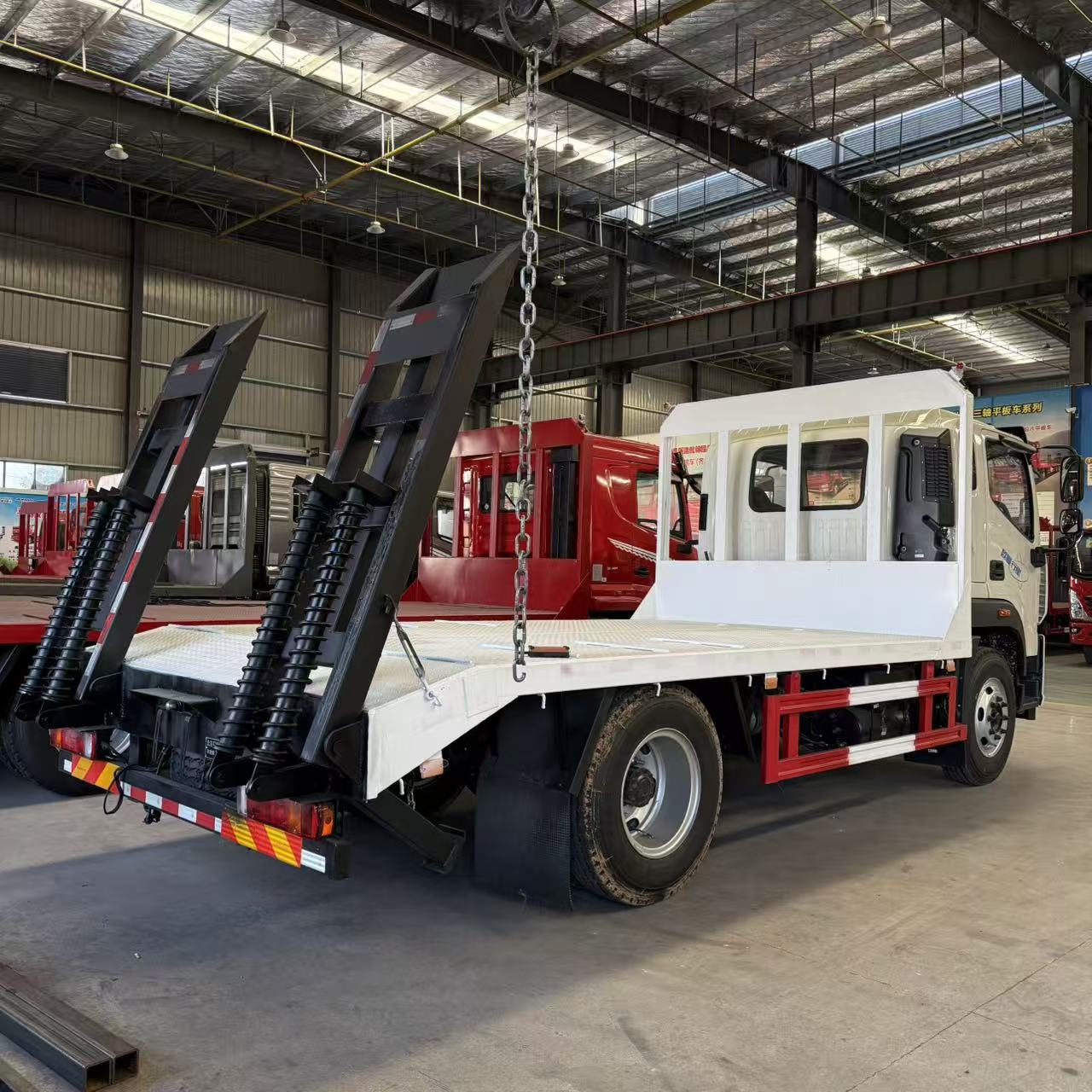 Plated Truck with Flat Wrecker Design