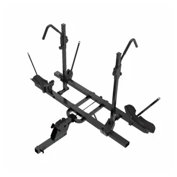 Hitch Mounted Bicycle Car Rack Carrier for SUV: Folding Platform Bikes Style Bike Rack