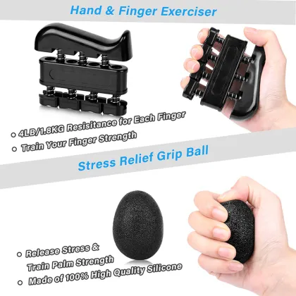Custom 5-Pack Grip Hand Grippers: Wrist Adjustment Training Set