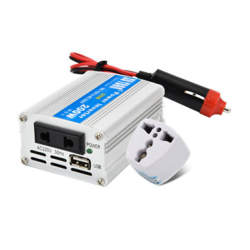 12V to 220V Car Power Inverter with USB Fast Charger
