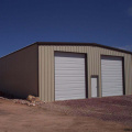 Construction de garage à cadre en métal en acier économique préfabriqué