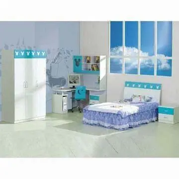 Bedroom Set, Comprised of Storage Cabinet, Platform Bed, Armoire And Bed Stand