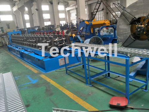 18 forming stations Auto Changeover Cable Tray Profile Forming Machine with PLC Electrical Control
