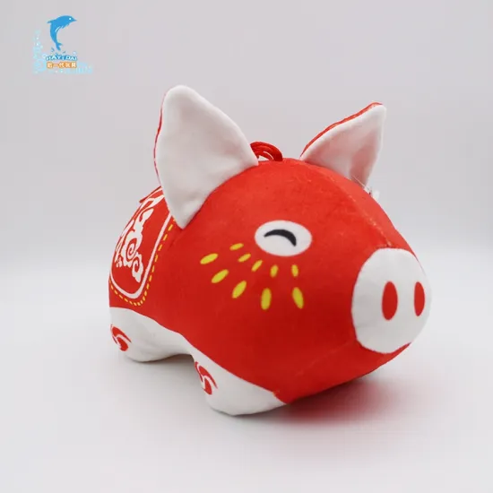 Custom soft pig toy stuffed animal plush toy for kids