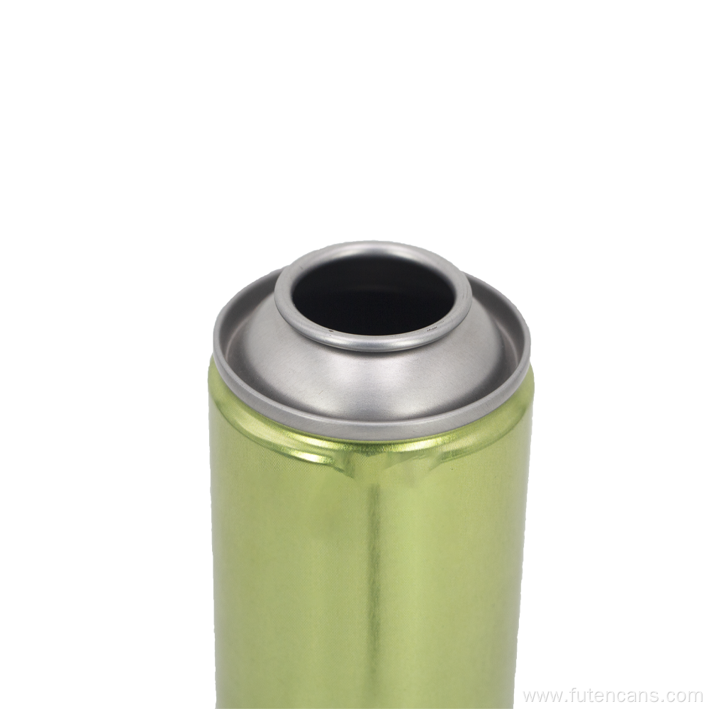 52mm hair spray tin can with metal valve