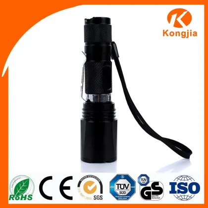 Convex Lens 10W 800 Lumen Promotional Light Police Flashlight