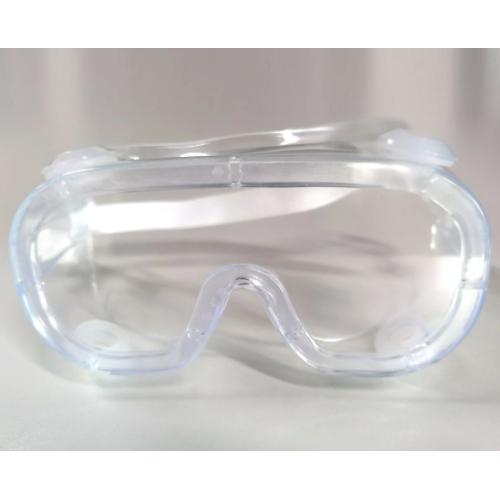 Gafas médicas de PVC para médicos y enfermeras.