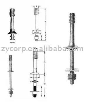 pole line hardwares/Long Shank for Wood or Composite Crossarmsa Short Shank for Steel Crossarms