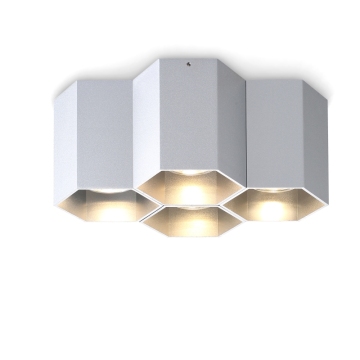Modernes Design Aluminium Silber LED -Oberfläche Down Light