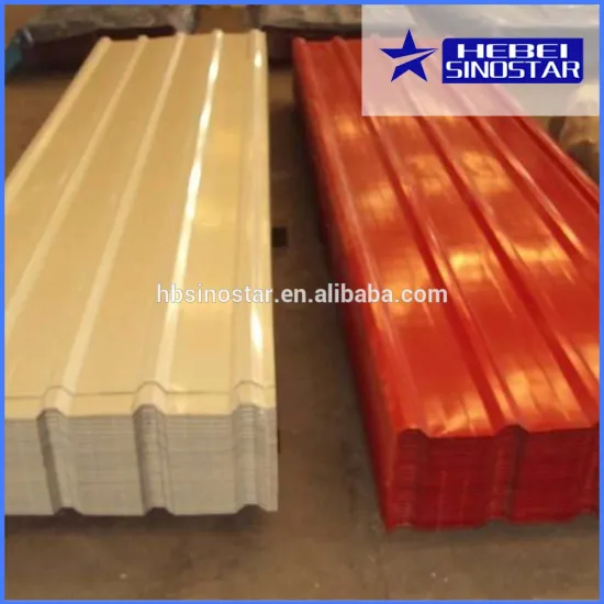 Pre-painted Corrugated Steel Sheet,Metal Roof Sheet Type for Construction Material